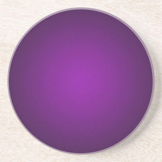 Dessous De Verre En Grès Vignette Violet-Noir Grainy (Devant)