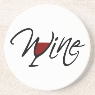 DESSOUS DE VERRE EN GRÈS VIN