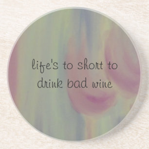 Dessous De Verre En Grès vin gâté