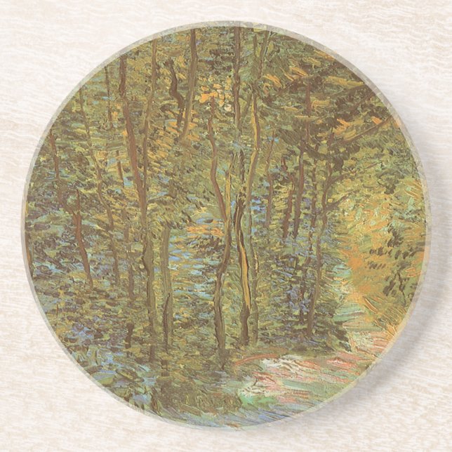Dessous De Verre En Grès Vincent van Gogh - Chemin dans les Bois (Devant)
