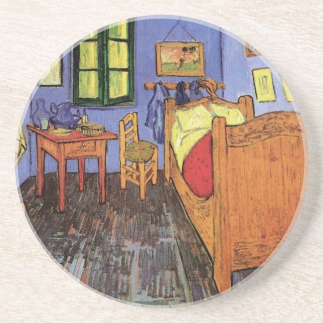 Dessous De Verre En Grès Vincent van Gogh - La Chambre de Vincent à Arles (Devant)