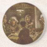 Dessous De Verre En Grès Vincent van Gogh - Les mangeurs de pommes de terre<br><div class="desc">The Potato Eaters (1885) de Vincent van Gogh est un Post impressionnisme vintage de peinture de la vie quotidienne et est considéré comme l'une des premières grandes oeuvres d'art de van Gogh. Van Gogh a dit qu'il voulait représenter les paysans comme ils étaient vraiment. Il a délibérément choisi des modèles...</div>