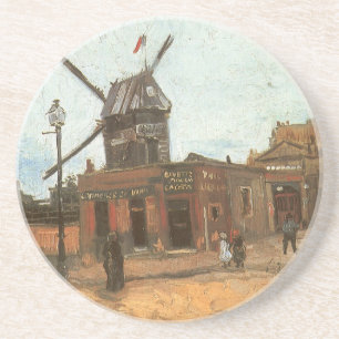 Dessous De Verre En Grès Vincent van Gogh - Moulin de la Galette, le moulin
