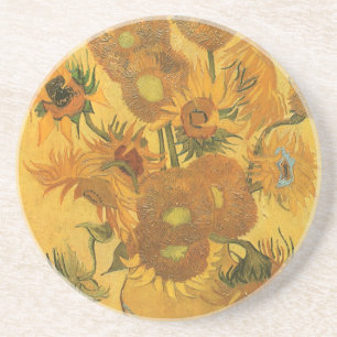 Dessous De Verre En Grès Vincent van Gogh - Vase avec quinze tournesols