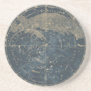 Dessous De Verre En Grès Vintage Astronomy Stars of the Northern Hemisphere