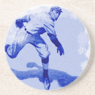 Dessous De Verre En Grès Vintage Baseball Pitcher Sandstone Coaster