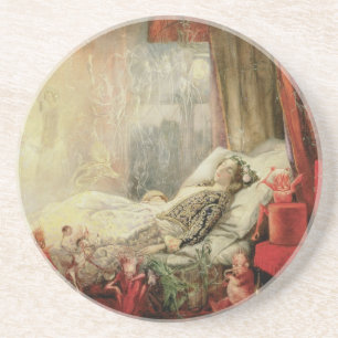 Dessous De Verre En Grès Vintage conte de fées, des trucs dont les rêves so