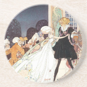 Dessous De Verre En Grès Vintage Douze princesses dansantes par Kay Nielsen
