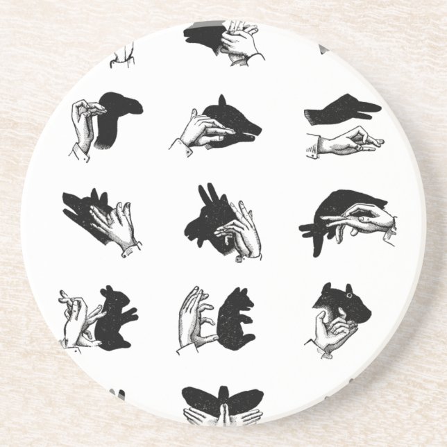 Dessous De Verre En Grès Vintage Hand (Devant)