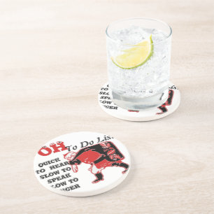 Dessous De Verre En Grès Vintage Joyeux Noël Père Noël À Faire Liste