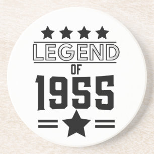 Dessous De Verre En Grès vintage legend of 1955 button