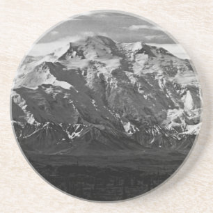Dessous De Verre En Grès Vintage USA Alaska Mt Mckinley