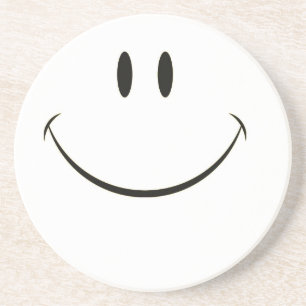 Dessous De Verre En Grès Visage souriant