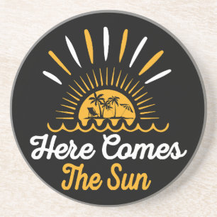Dessous De Verre En Grès Voici venir le soleil