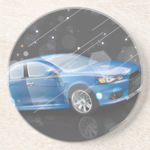Dessous De Verre En Grès Voiture de sport