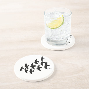 Dessous De Verre En Grès Vol de pigeons