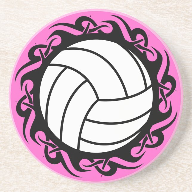 Dessous De Verre En Grès volley-ball tribal (Devant)