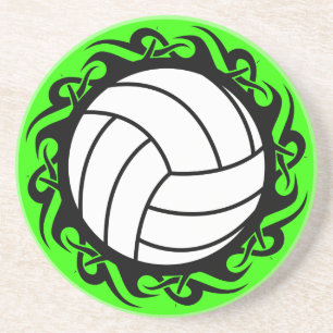 Dessous De Verre En Grès volley-ball tribal