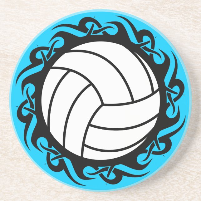 Dessous De Verre En Grès volley-ball tribal (Devant)
