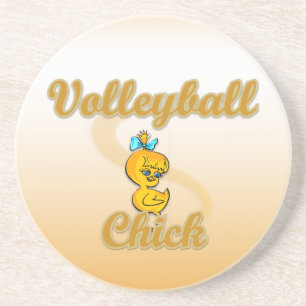 Dessous De Verre En Grès Volleyball Chick
