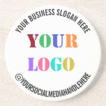 Dessous De Verre En Grès Votre logo commercial Nom des médias sociaux promo<br><div class="desc">Logo Professionnel Promotionnel Social Media Name Entreprise Slogan Professional Personnalisé Timbre Cadeau - Ajouter Votre Logo - Image - Photo / Business Slogan - Tagline - Nom - Entreprise / Social Media Handle - Site Internet - Email - Téléphone - Coordonnées ! Redimensionner et déplacer ou supprimer et ajouter des...</div>