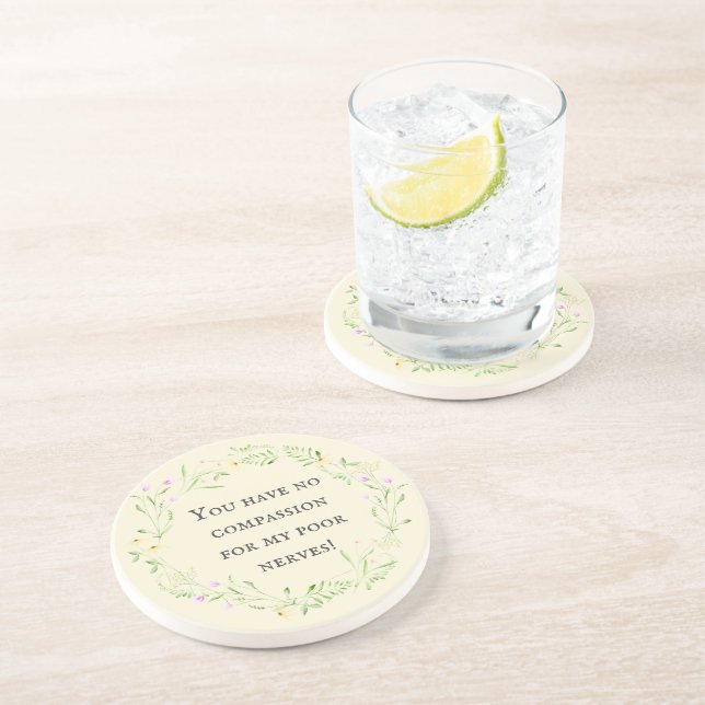 Dessous De Verre En Grès Vous n'avez aucune compassion pour mes pauvres ner (Côté)