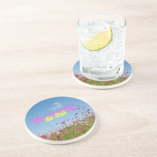 Dessous De Verre En Grès Vous Pouvez Faire Cela Fleurs Sauvages & Néon