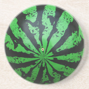 Dessous De Verre En Grès Watermelon Football / Soccer Ball