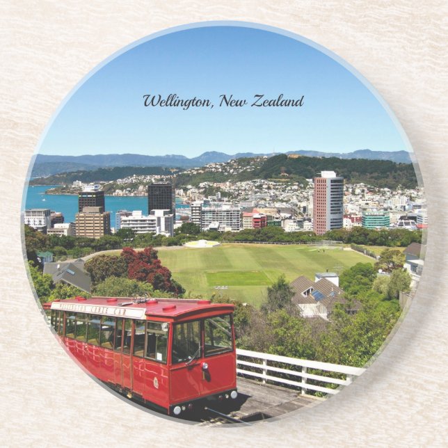Dessous De Verre En Grès Wellington, Nouvelle-Zélande (Devant)