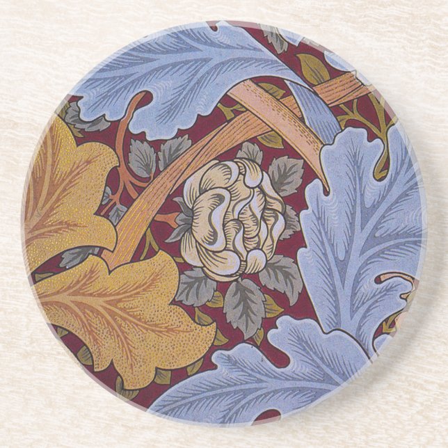 Dessous De Verre En Grès William Morris Acanthus St James Wallpaper (Devant)