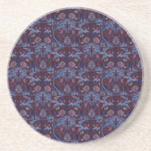 Dessous De Verre En Grès William Morris Vintage Broderie textile florale