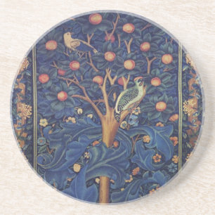 Dessous De Verre En Grès William Morris Woodpecker Tapestry Arts & Artisana