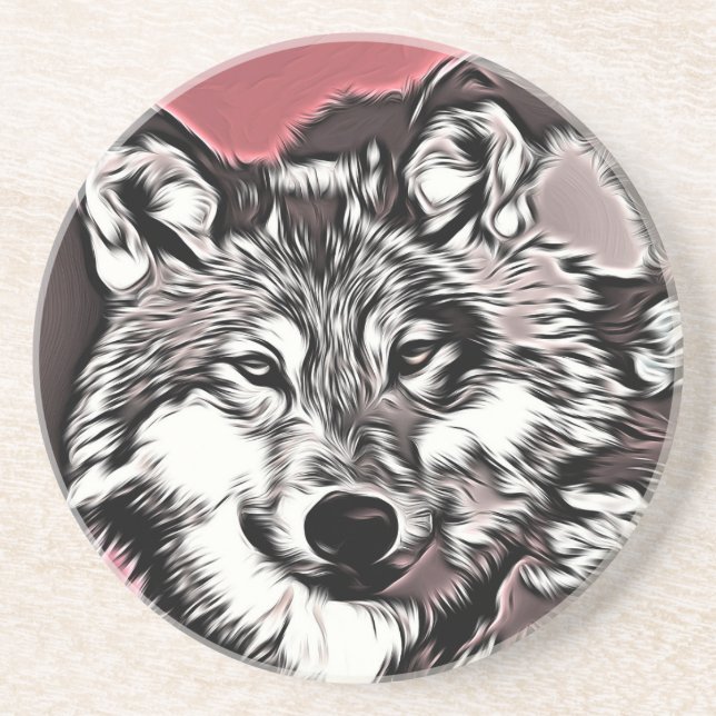 Dessous De Verre En Grès Wolf 2014-0964 (Devant)