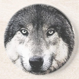 Dessous De Verre En Grès Wolf Eyes