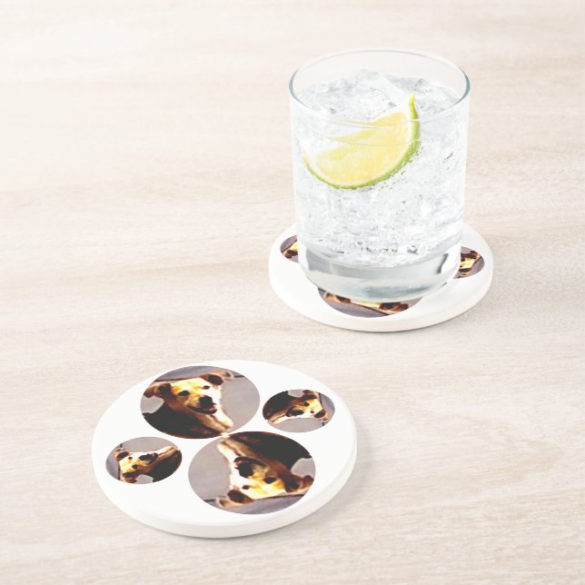 Dessous De Verre En Grès Woofs N' Wags (Côté)