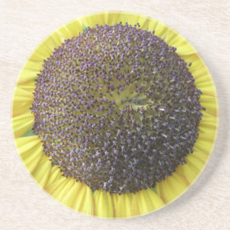 Dessous De Verre En Grès Yellow Sunflower Coasters