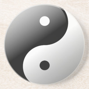 Dessous De Verre En Grès Yin Yang