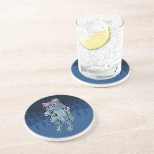 Dessous De Verre En Grès Yokai japonais Bakeneko - Chat mystérieux