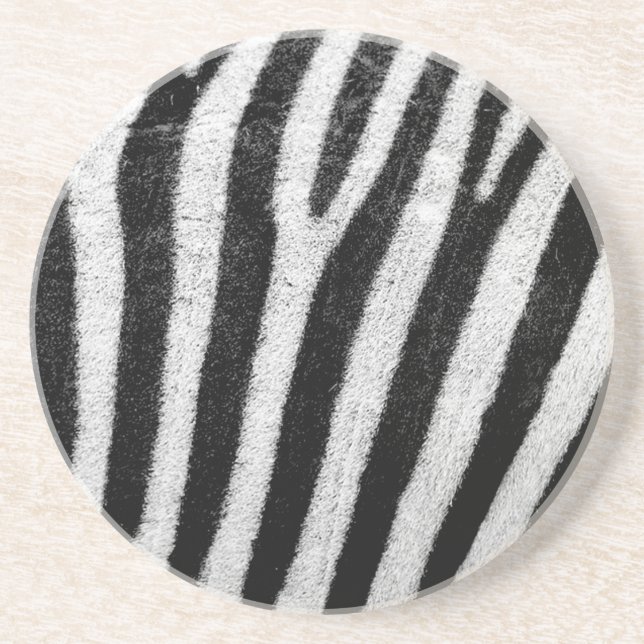 Dessous De Verre En Grès zebra Stripes (Devant)