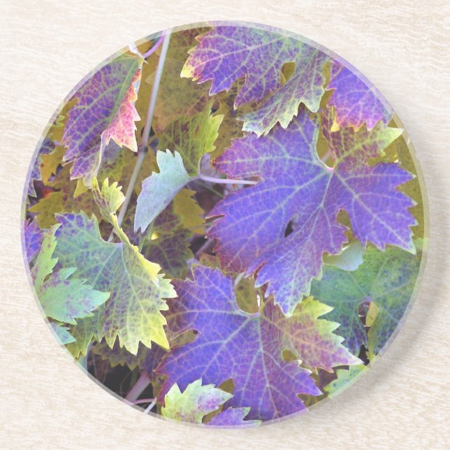 Dessous De Verre En Grès Zin pourpre (Devant)