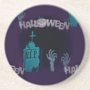 Dessous De Verre En Grès zombie halloween