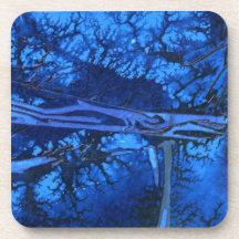 Dessous de verre en liège d'art Abstrait