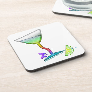 DESSOUS DE VERRE EN LIÈGE - MARTINI PAPILLON