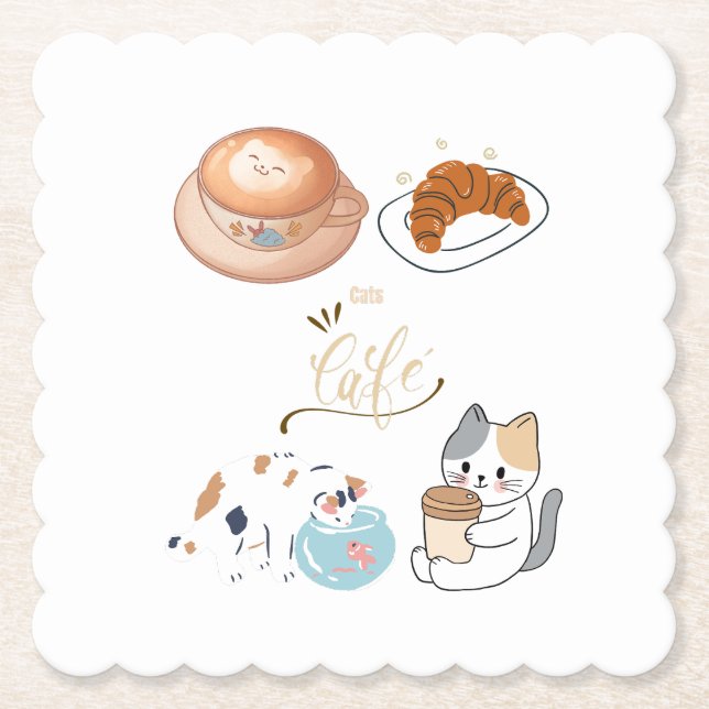 Dessous-de-verre en papier (Devant)