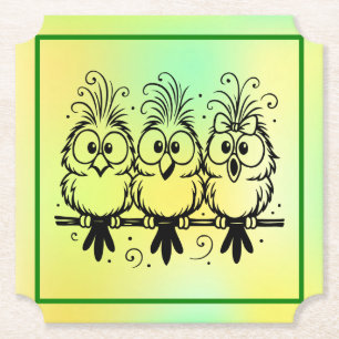 DESSOUS-DE-VERRE EN PAPIER