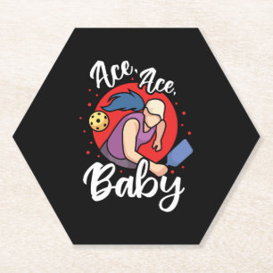 Dessous-de-verre En Papier Ace Ace Baby - Vêtements de Pickleball