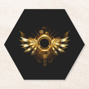 Dessous-de-verre En Papier Ailes de Steampunk