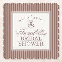 Amour d'Espresso Martini Bridal Shower Café en pré