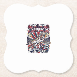 Dessous-de-verre En Papier Angleterre Mode But Skeleton Striker Nations Stree