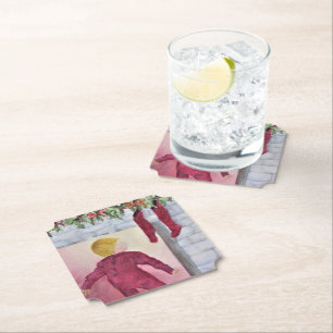 Dessous-de-verre En Papier Anticipation de Noël